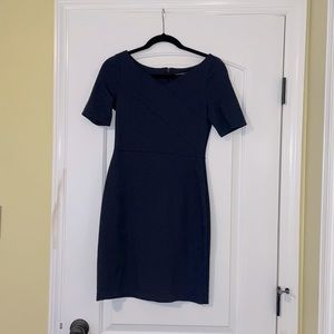 Banana Republic, Dark Blue Dress, Fitted, Business appropriate, Size 2